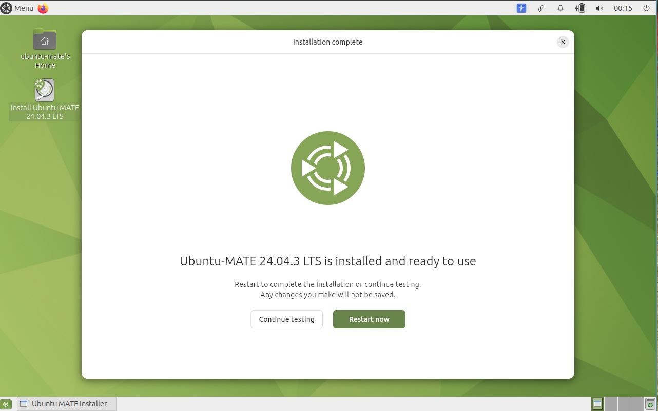 Ubuntu MATE 25.10 Desktop – Bootable USB Live & Installer