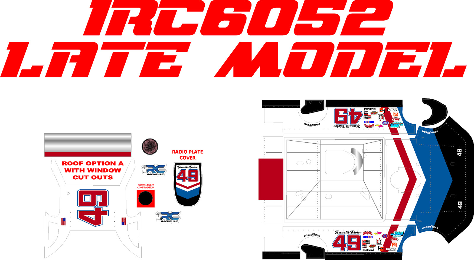 1RC LATE MODEL 1RC6052  WRAP BREWSTER BAKER SIX PACK  THEME
