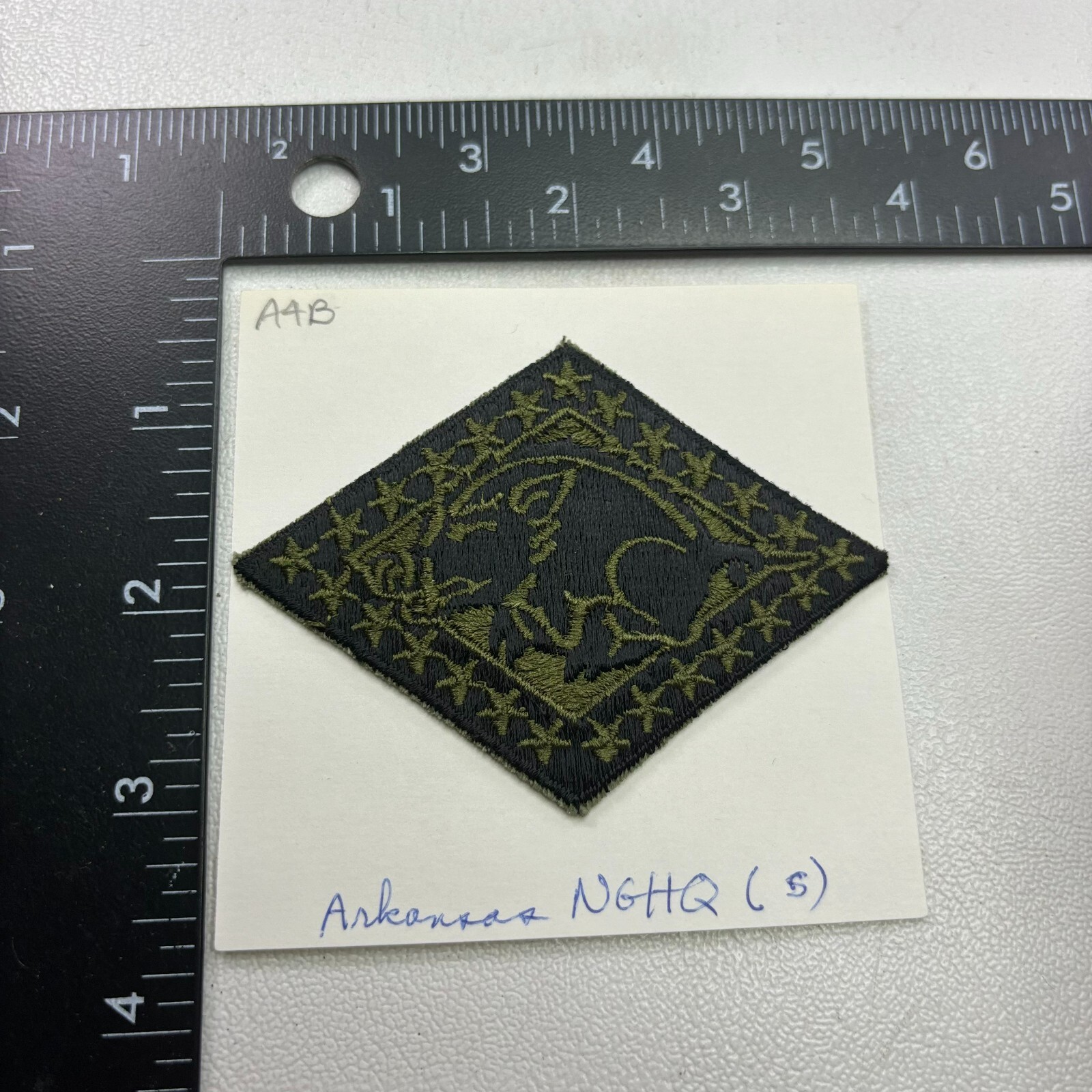 US Army National Guard ARKANSAS SUBDUED Patch NGHQ 301G