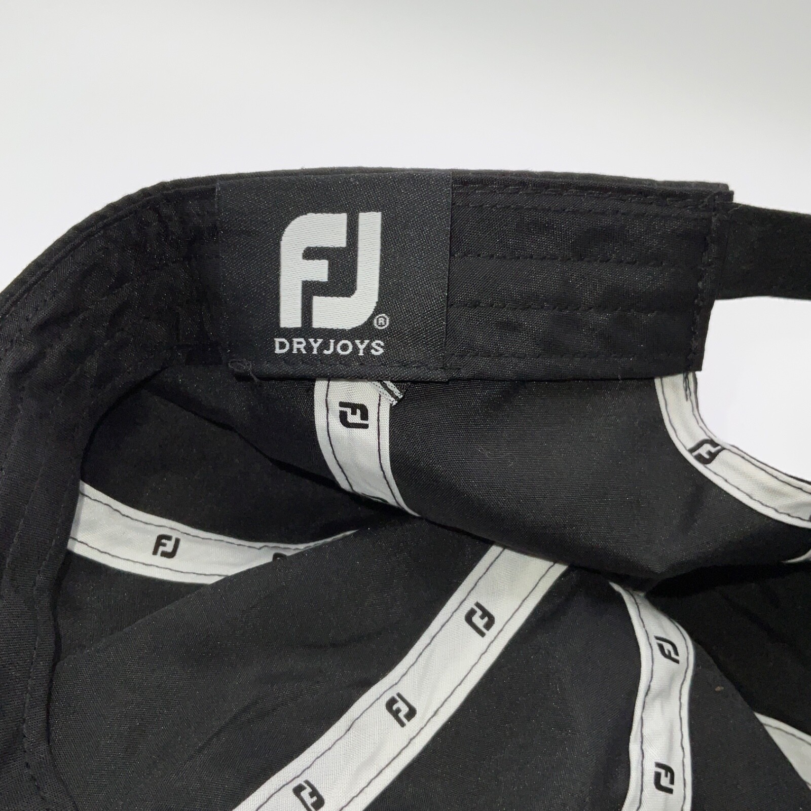EUC Footjoy Dryjoys Black Adjustable Cap
