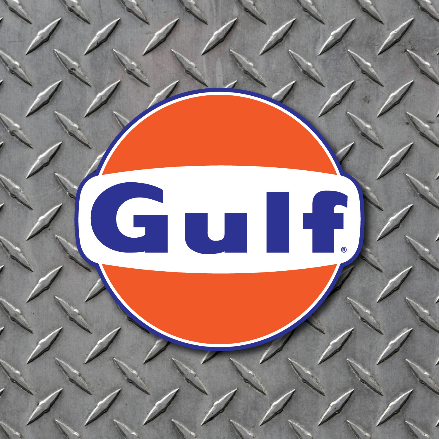 Gulf Oil Vintage Style Vinyl Decal Car Truck Decal Gasoline Petroleum FREE SHIP