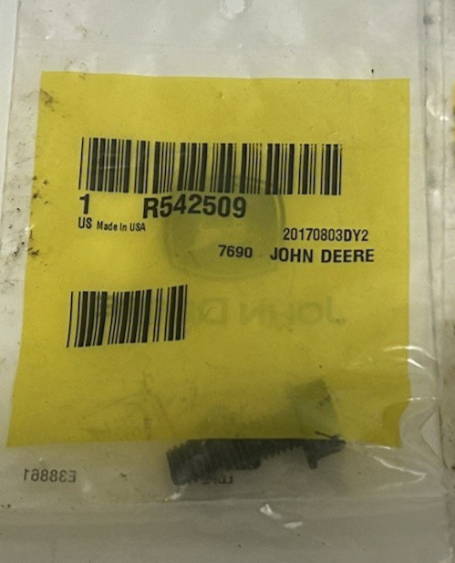 4-pack Genuine John Deere R542509 Cap Screws New OEM Free Shipping Lot of 4