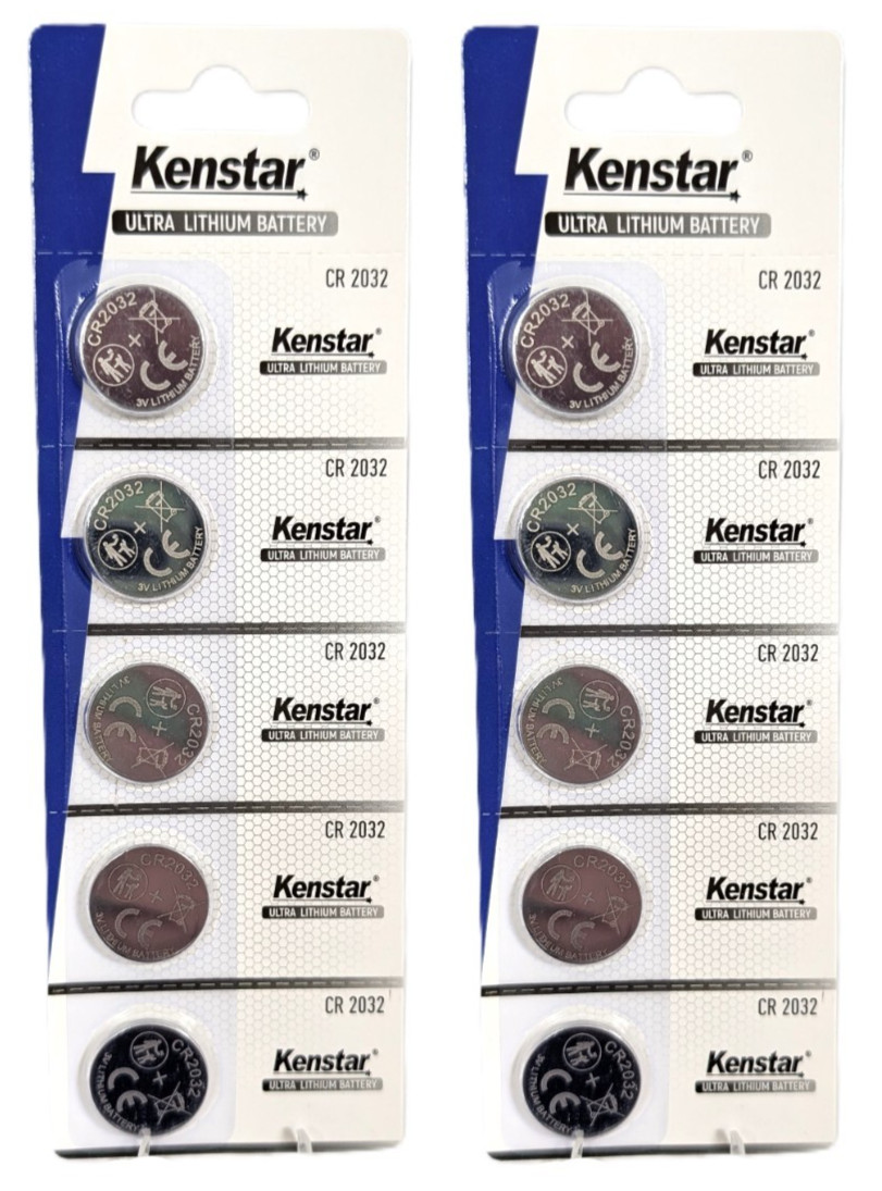 NEW 10-Pack CR2032 Lithium Battery CR2032 3V Coin Cell DL2032 Remote 2032 Watch