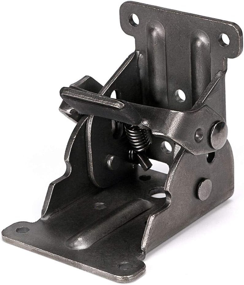 MDLUU Table Leg Folding Brackets, Foldable Hinge Hardware, Pack of 2, Bronze