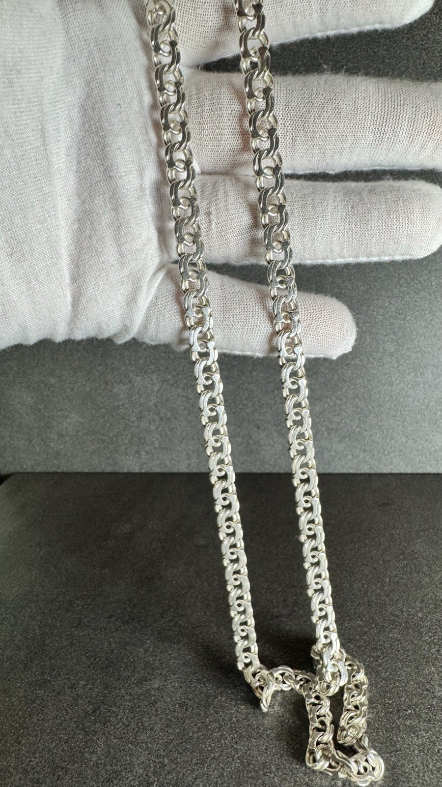 silver chain Bismarck silver 925 42.4g 66cm