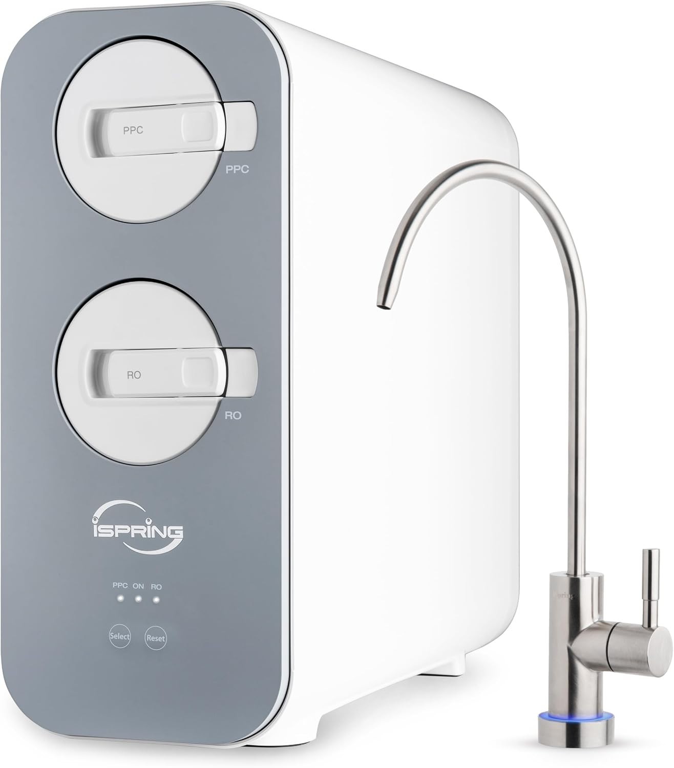iSpring RO800G Tankless Reverse Osmosis System, 800 GPD Under Sink Filter NEW