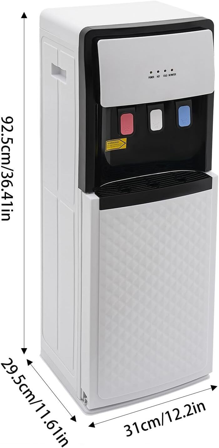 Water Dispenser Bottom Loading Water Cooler for 5 Gal Bottles w/ Indicator Light