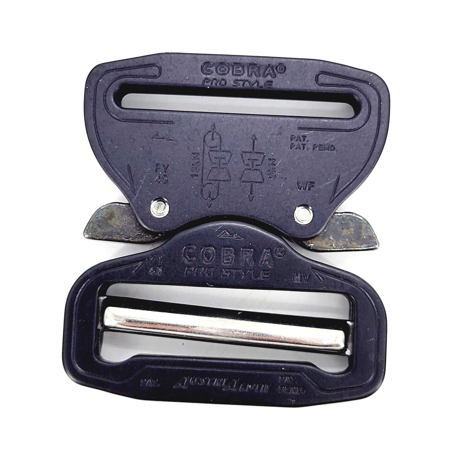 AustriAlpin Cobra Pro Style Buckle Adjustable 1.75" 45mm Black