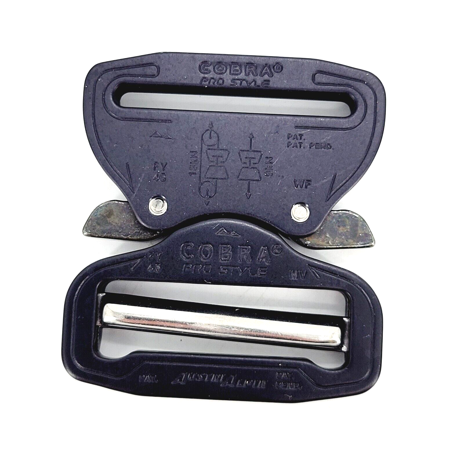 AustriAlpin Cobra Pro Style Buckle Adjustable 1.75" 45mm Black