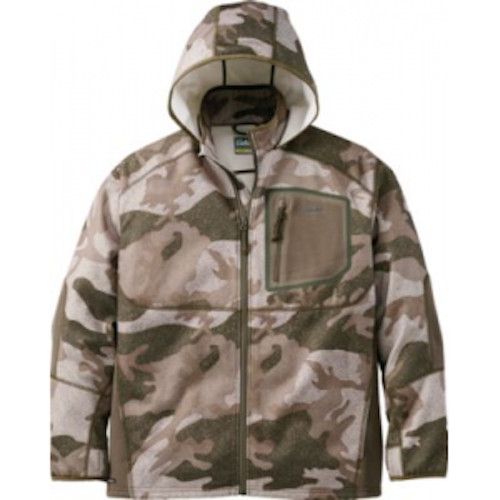 Cabela's Men's Outfitter Camo Merino Wool Wind & Waterproof Warm Hunting Jacket
