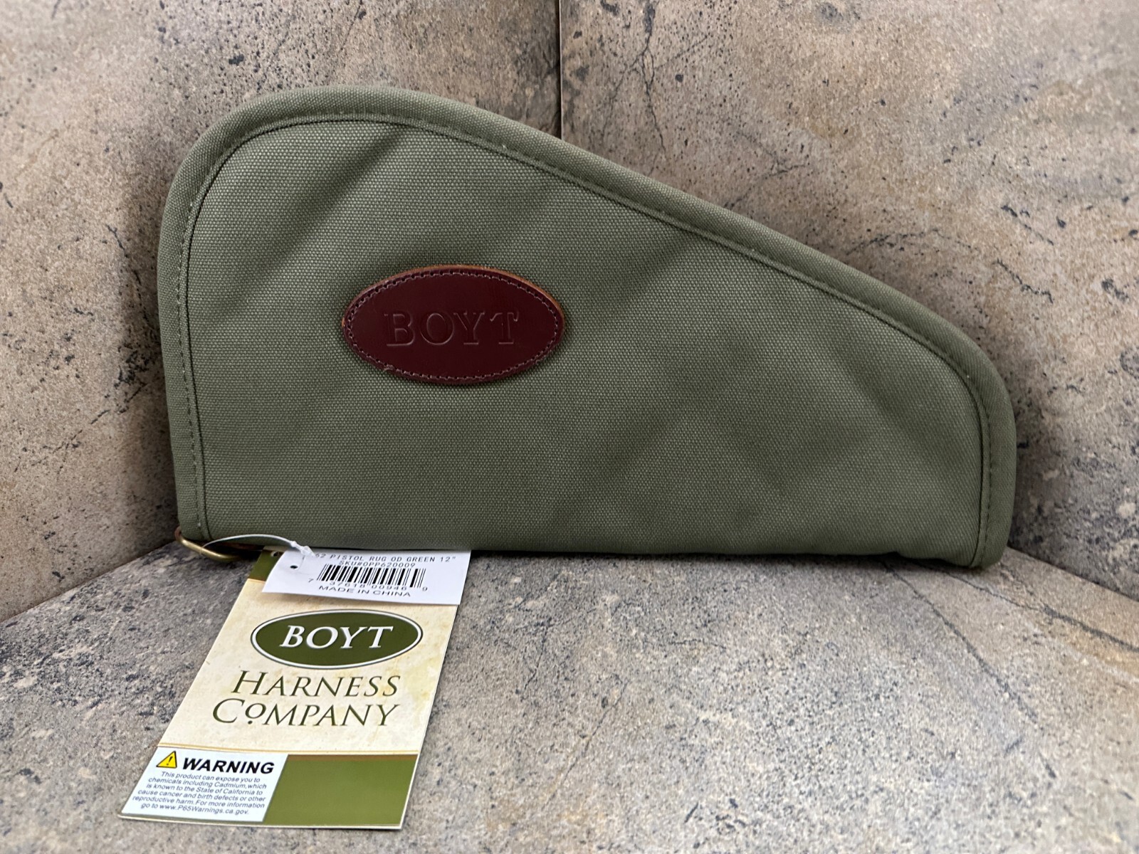 Boyt Harness Company Heart Shaped Handgun Case 12" OD Green PP62