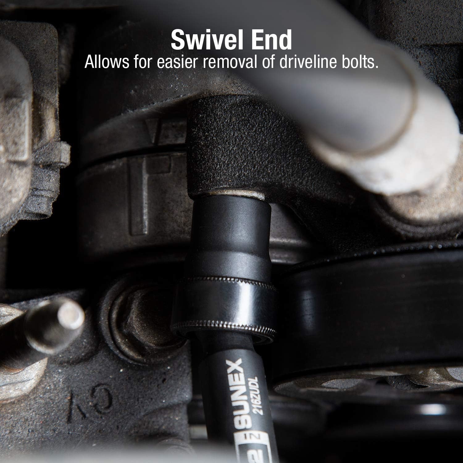 SUNEX 7-PC 1/2" Drive SAE 12-Point Driveline Socket Set