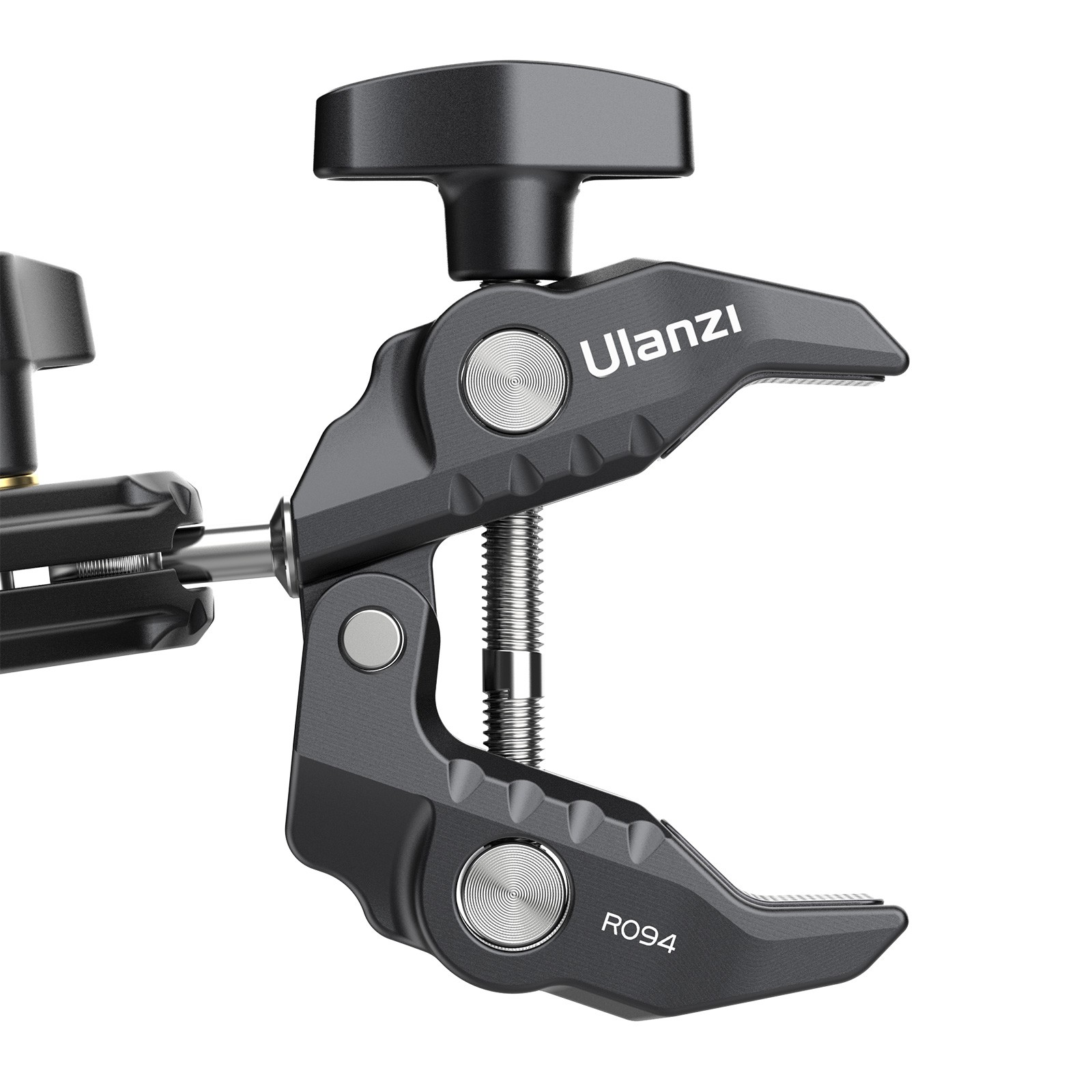 Super Clamp Camera Mount Clamp Pan 1/4 & 3/8 Thread Holes 360° Ball Head R094
