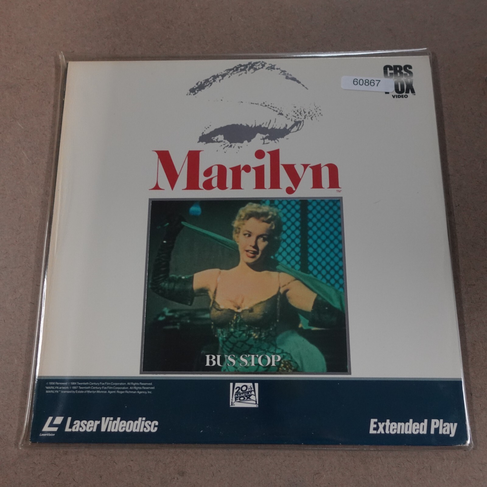Marilyn Bus Stop Laserdisc Ld Movie