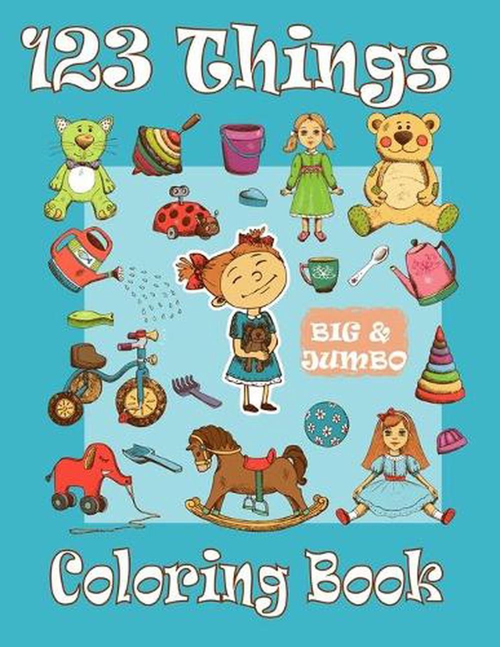 123 Things BIG & JUMBO Coloring Book