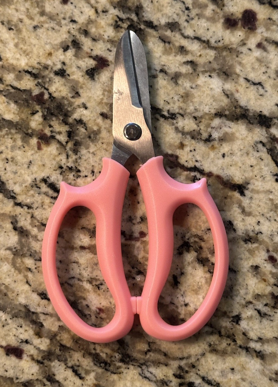 Gardening Scissor Pink Alloy Steel Garden Shears for Cutting Flowers Trimming Pl