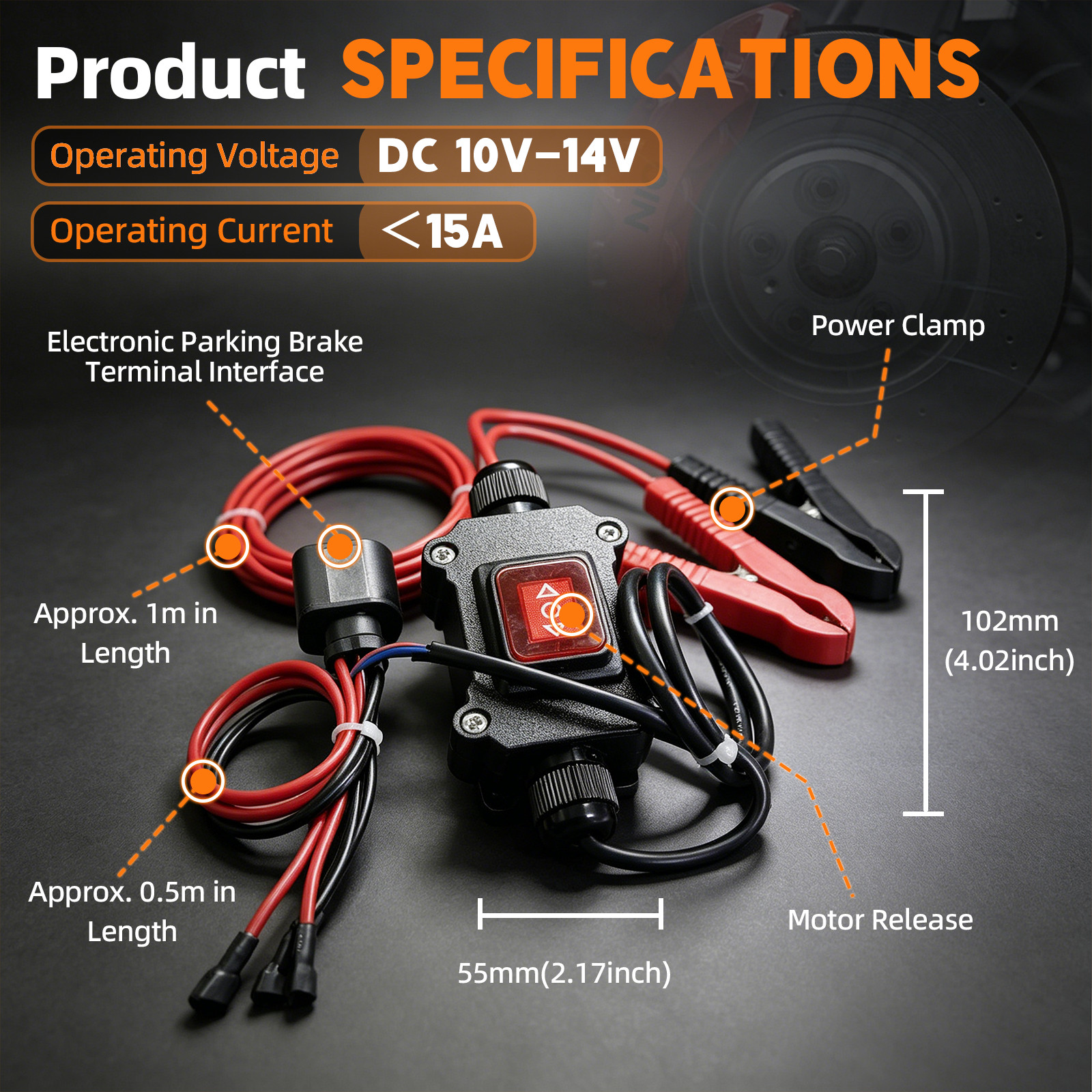 EPB Emergency Release Tool Electronic Parking Brake Release & Reset Tool