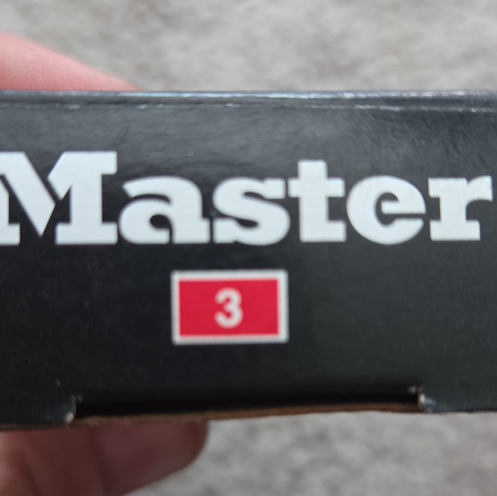 Master Lock No. 3 Keyed Different Laminated Steel Padlock 9/32" Blue/Silver