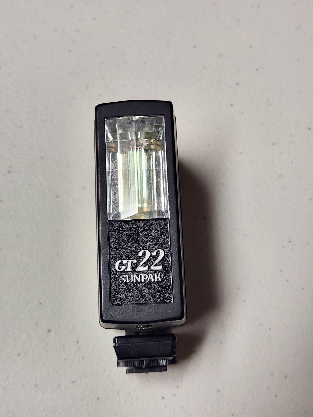 Sunpak GT22 Hot Shoe Flash Manual Vintage Camera Speedlight Japan AA Working