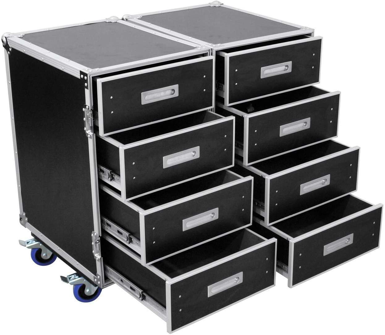 DD-2 Double Drawer Case Transport Trolley Drawer Trolley Tool Trolley Wheeled