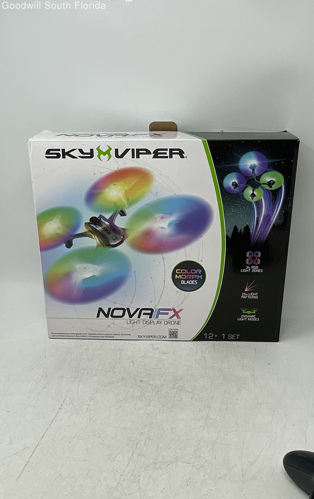 Sky Viper Nova FX Light Display Drone & Control With Accessories Not Tested