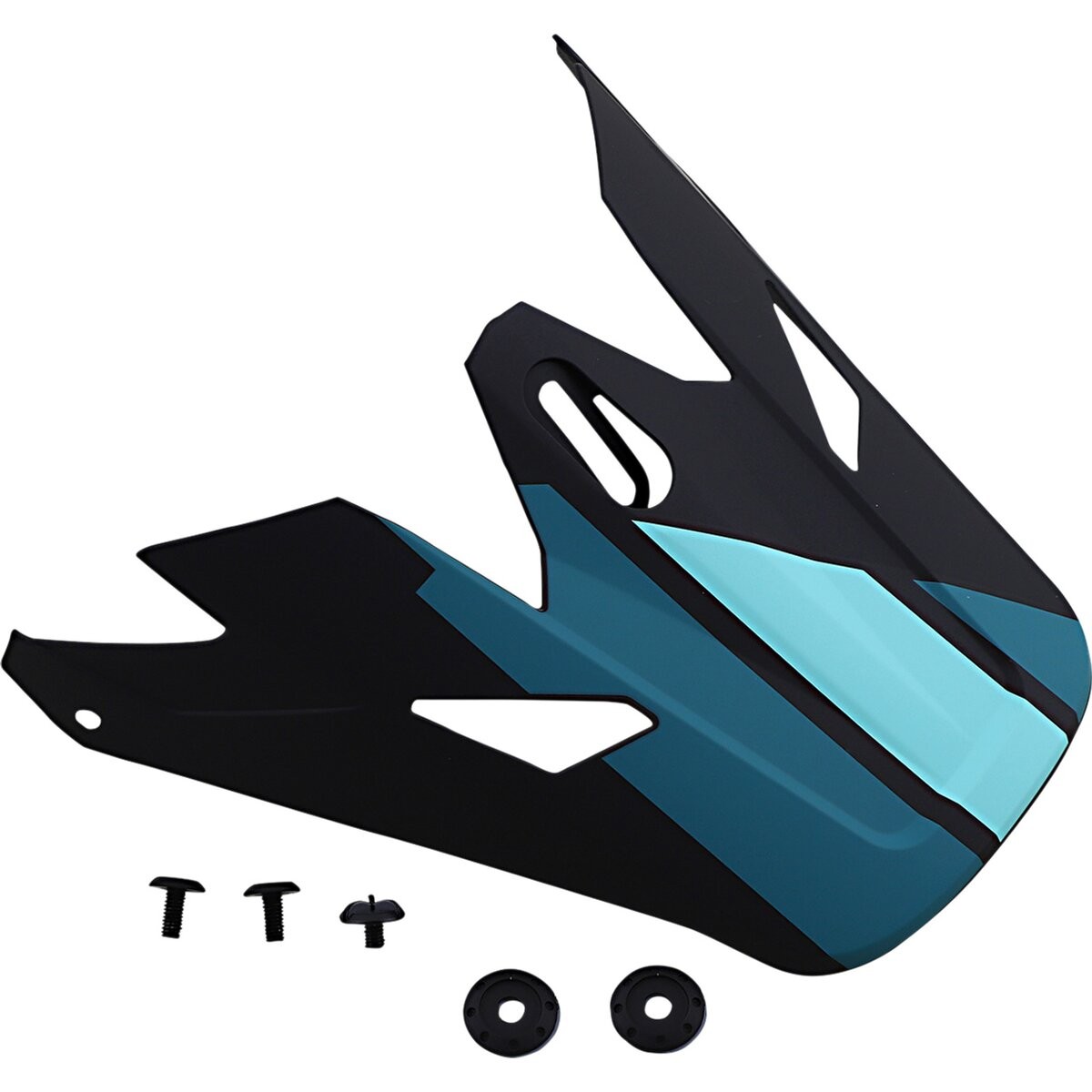 Z1R Black/Teal Replacement Visor for the Rise Evac Helmet - 0132-1395