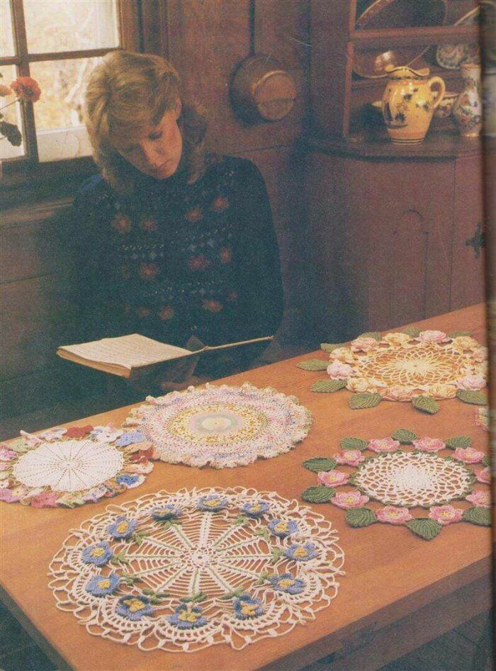 OOP!!! HB FOREVER FAVORITE CROCHET DOILIES,AFGHANS & MORE!!!