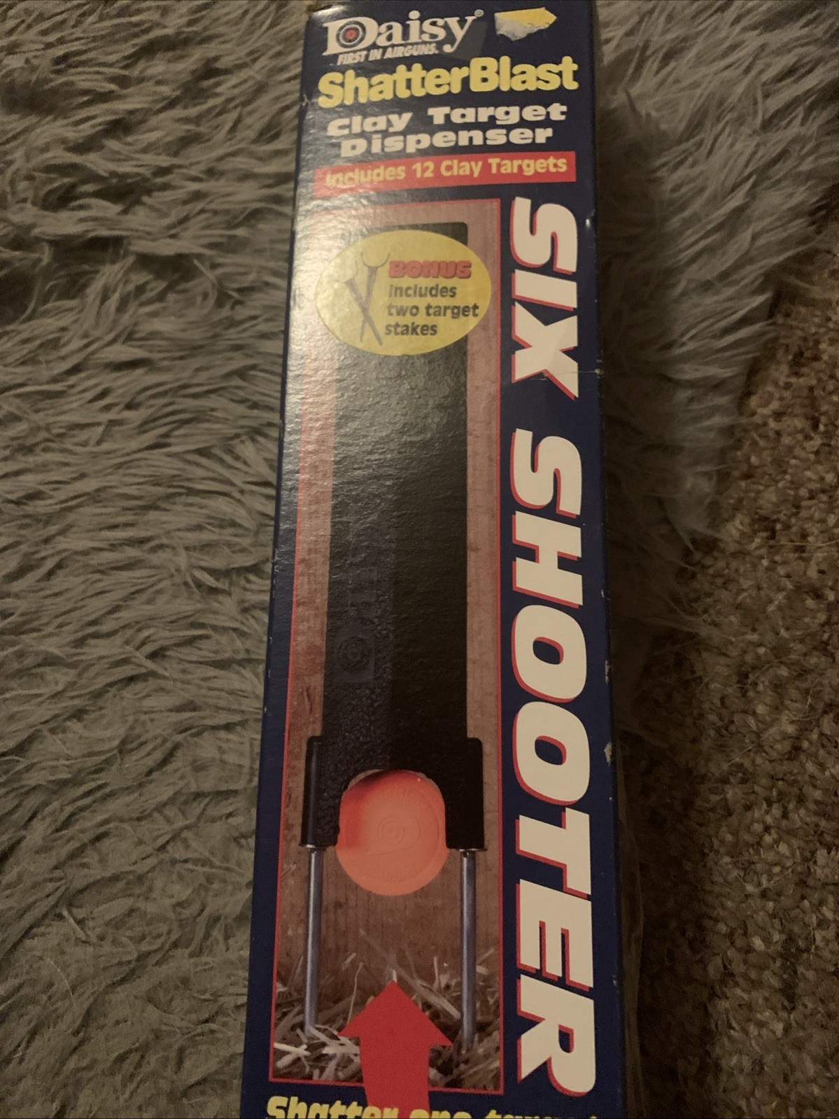 Daisy Shatterblast Six Shooter Target System One Size, Orange