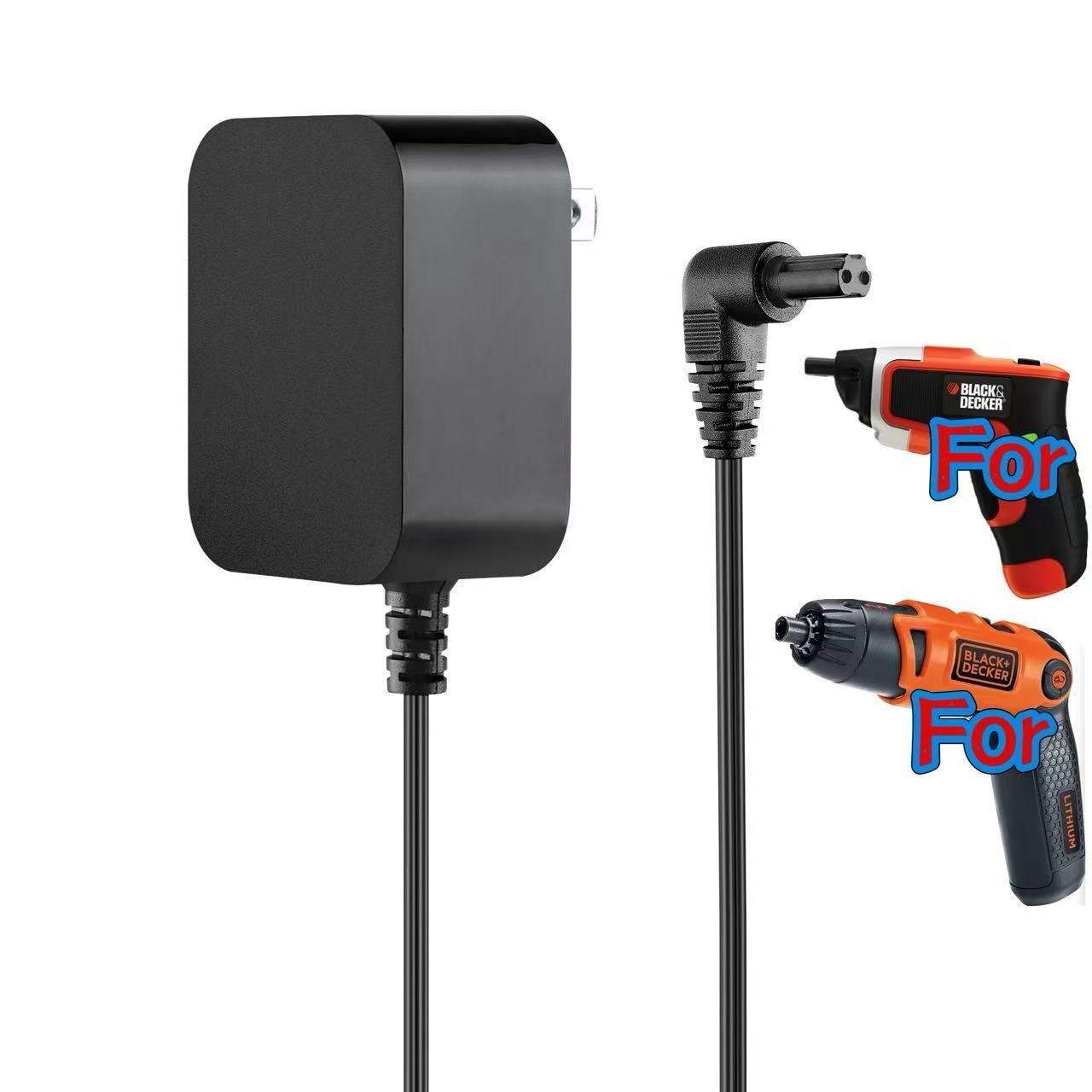 10V Charger For Black and Decker Screwdriver LI3100 Types 1, 2, 3 Cordless Drill