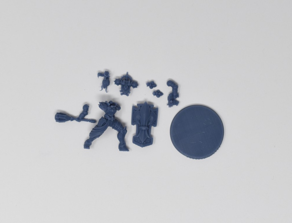 Space Nuns Sister Brigitte miniature by Minigames Miniatures. 28-32mm print