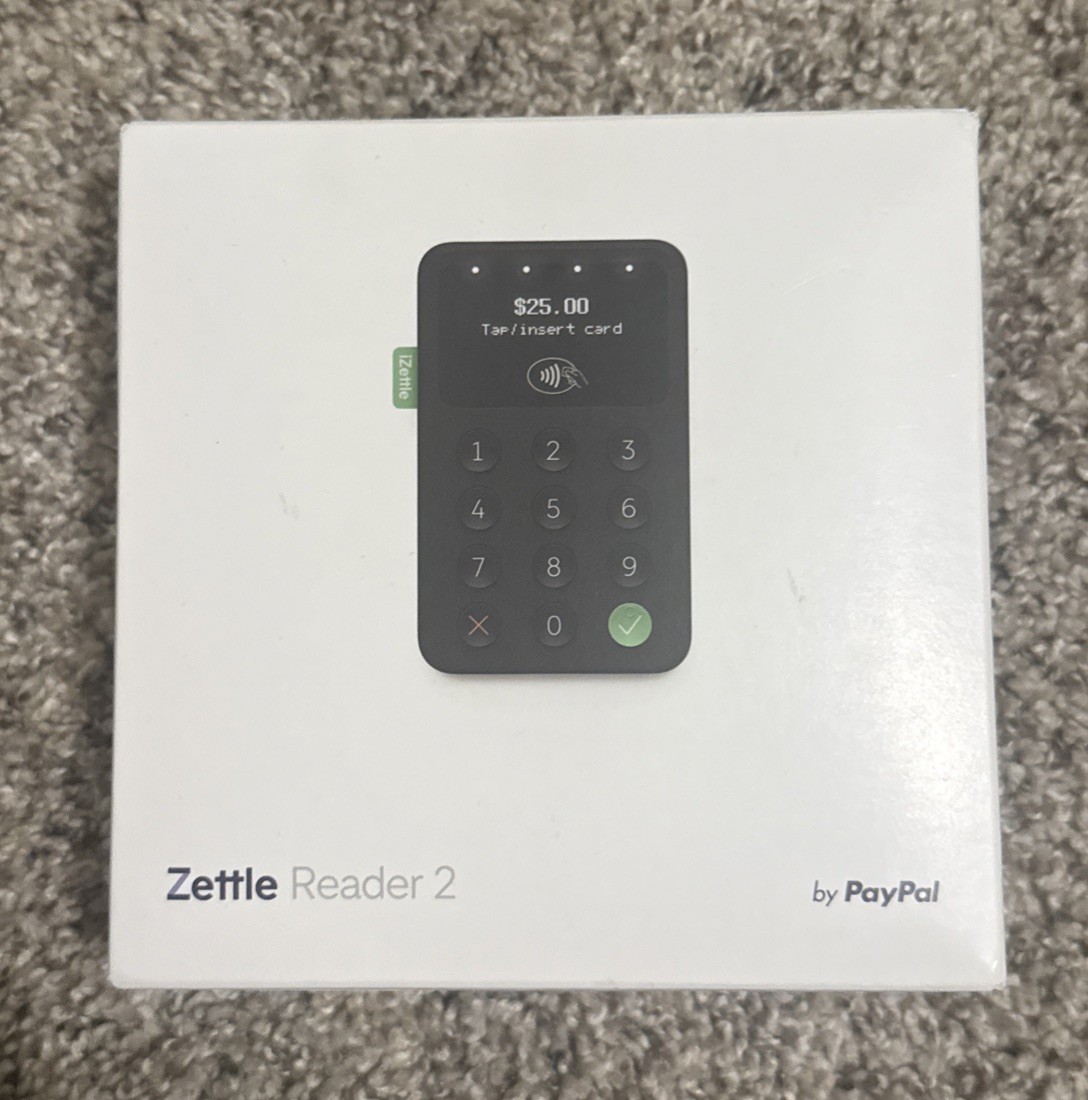 Zettle Reader 2 By PayPal Wireless Chip & Pin Card Reader Black NEW