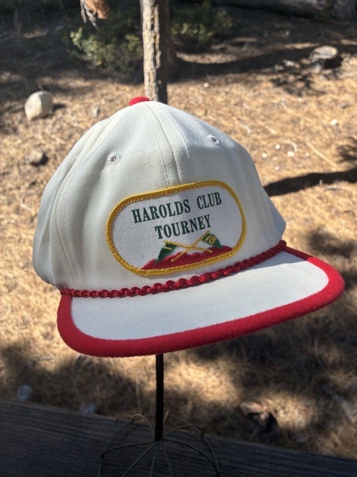 1960s Harolds Club golf hat tournament reno nevada tahoe imperial headwear colo