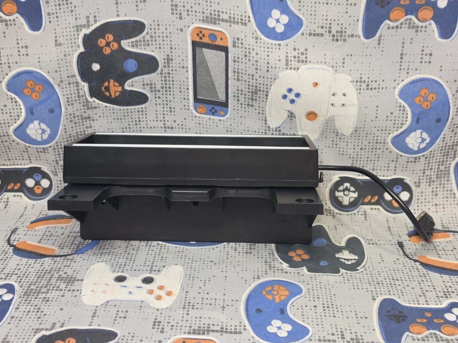 Wall Mounted RGB Light Effects Dual USB Ports Nintendo Switch Stand