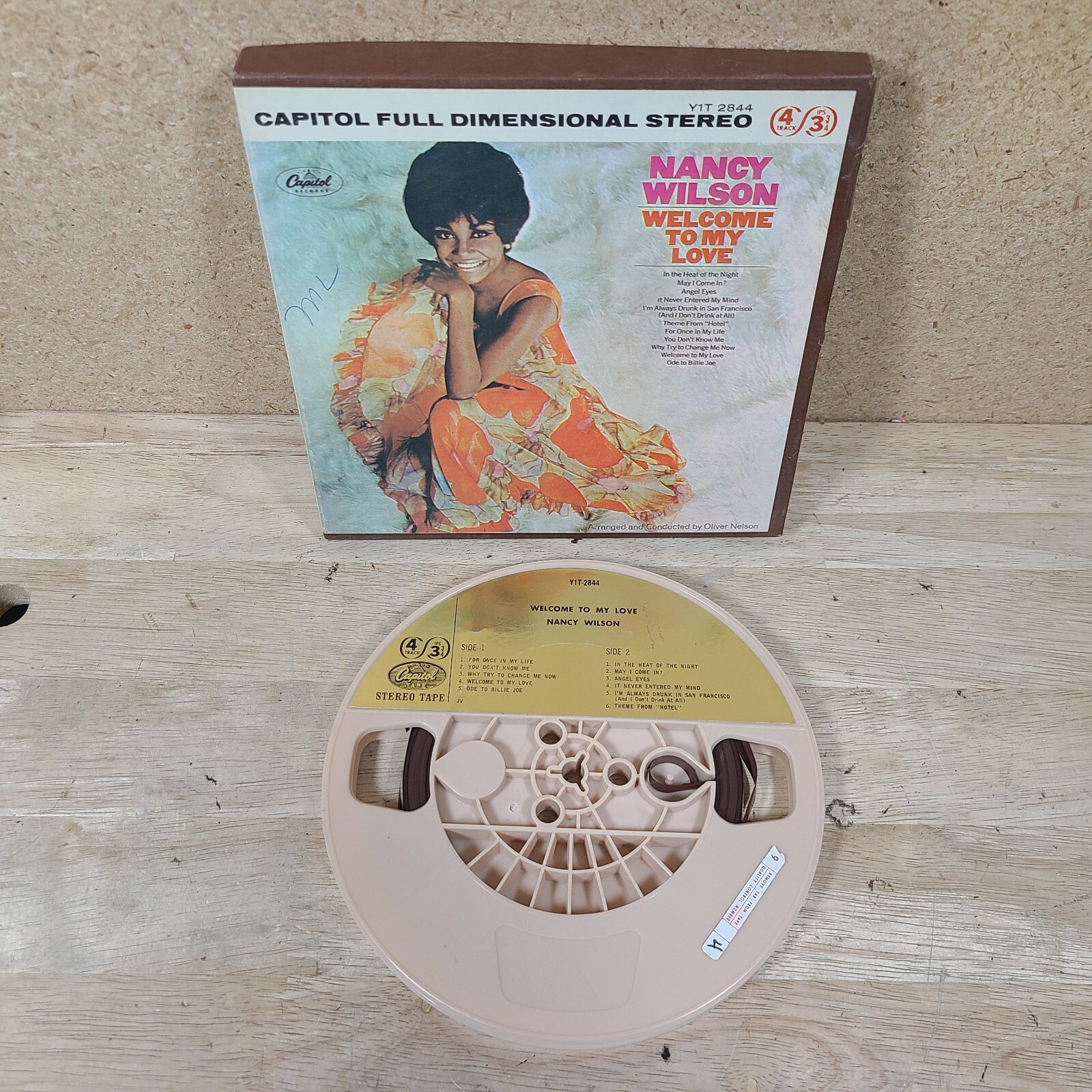 NANCY WILSON Welcome To My Love - Reel To Reel Tape 4 Track - Capitol Records