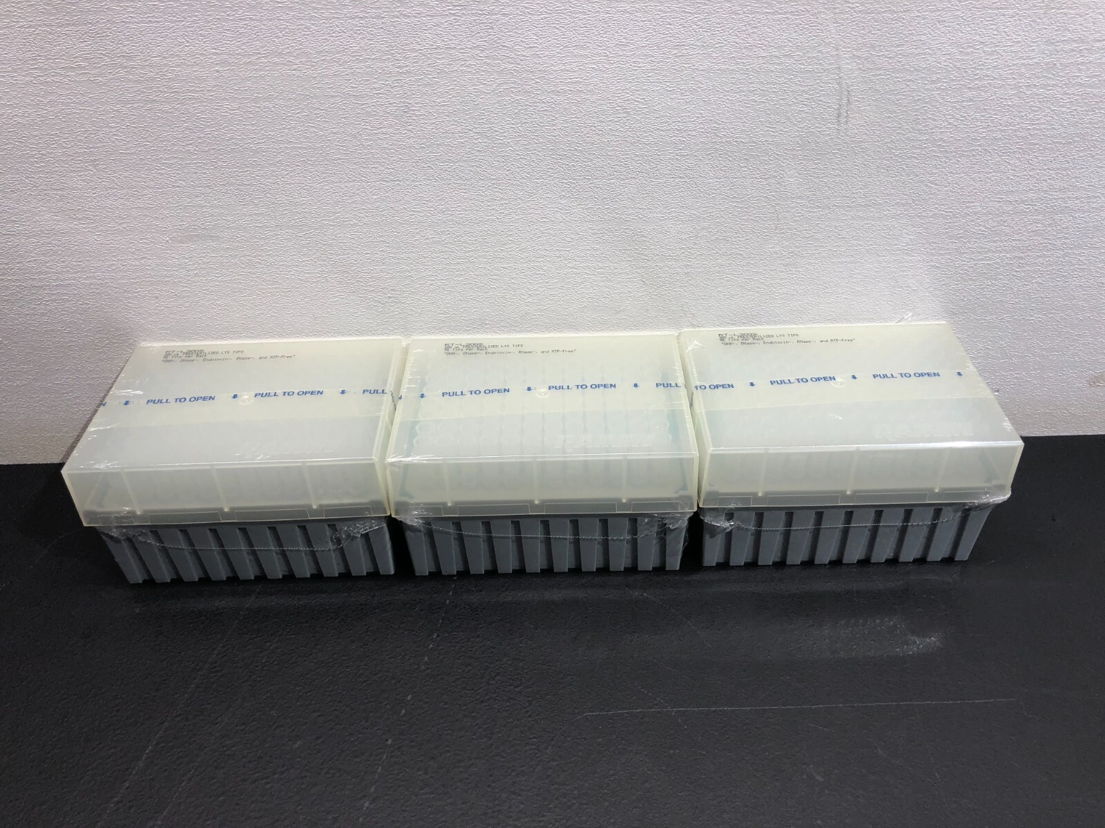 Rainin RT-L300S 300uL Presterilized LTS Tips 96 Per Rack Lot Of 3
