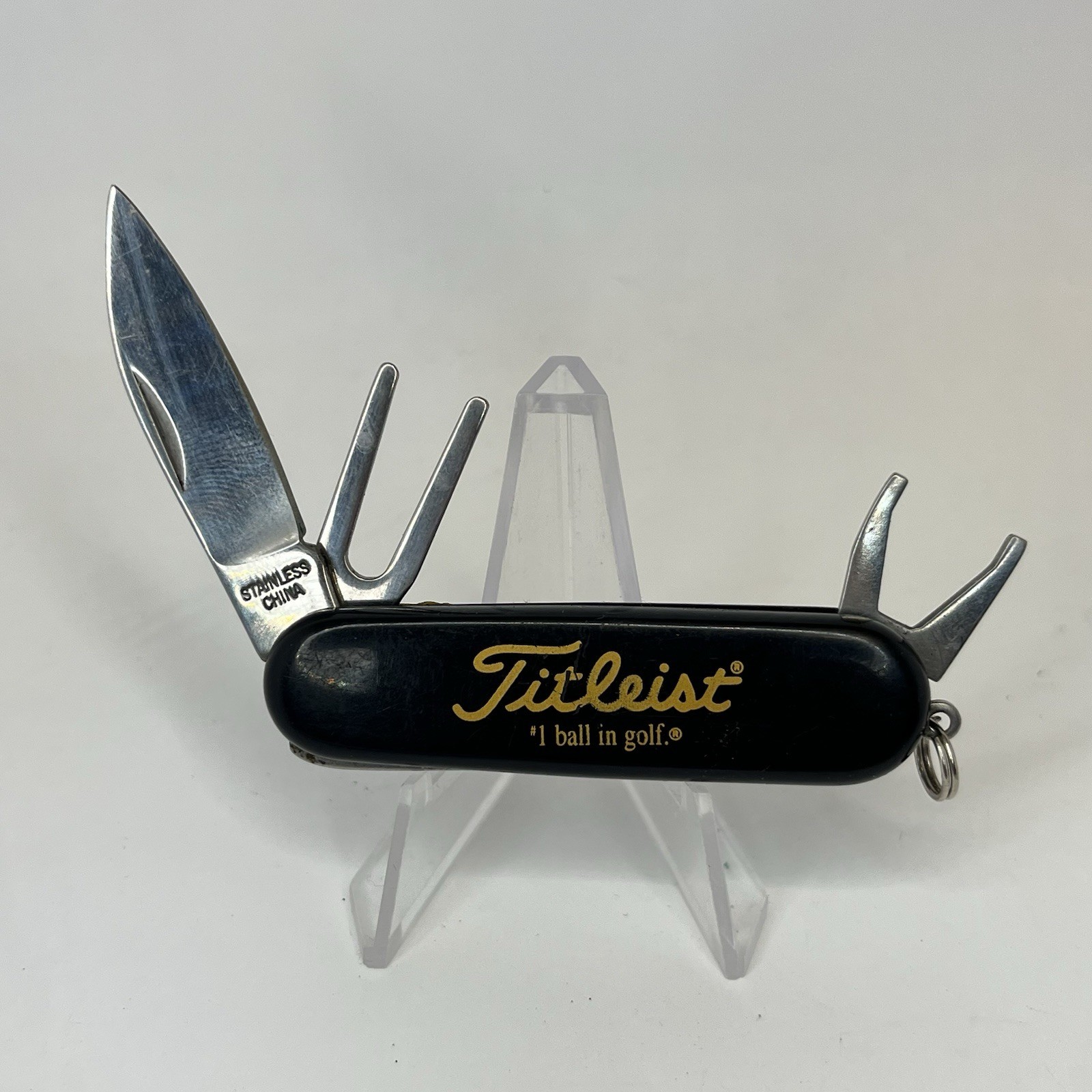 Titleist Golf Pocket Knife Multi-Tool Divot Repair “I ball in golf”