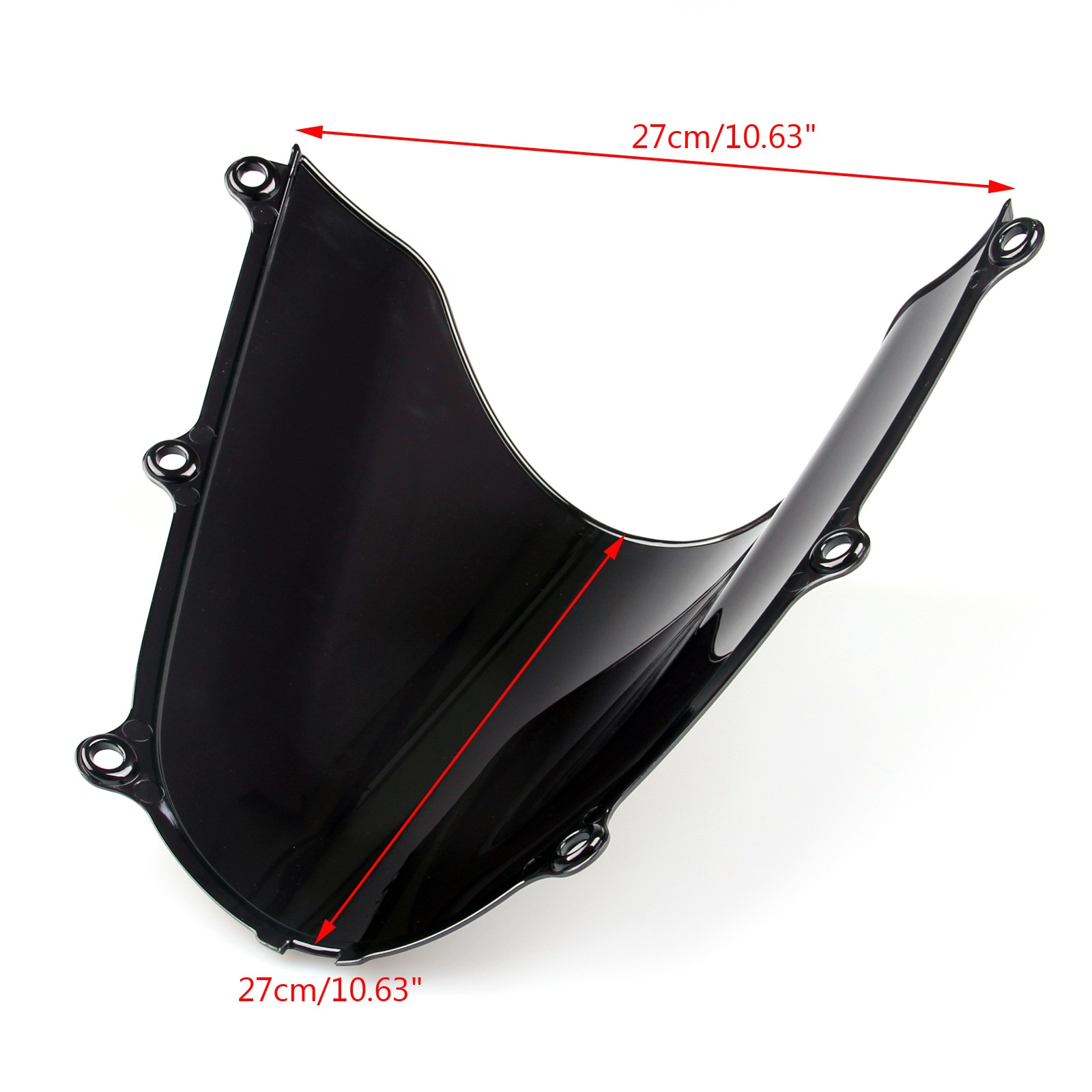 Windshield WindScreen Double Bubble For Honda CBR600RR 2005-2006 Black