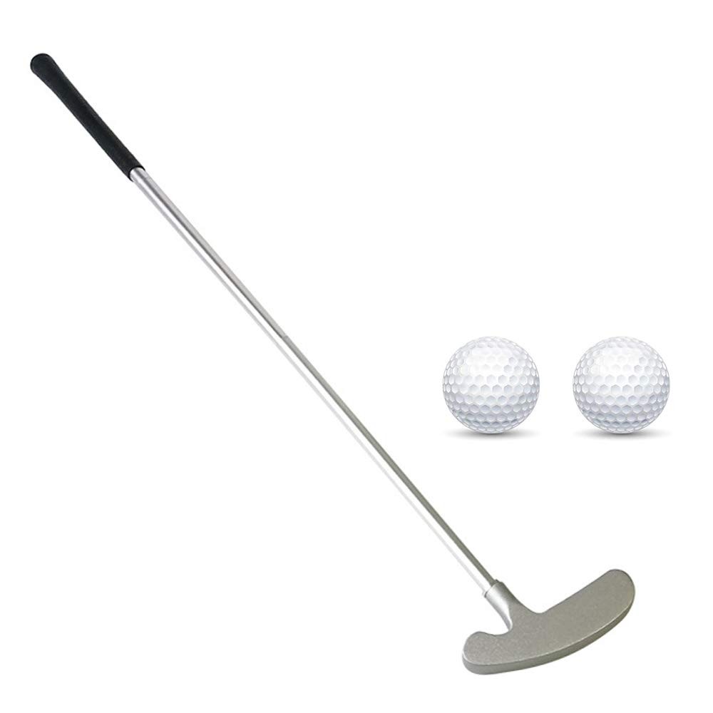 Golf Putter, Two Ways Putters for Men Right/Left 35', Silvery