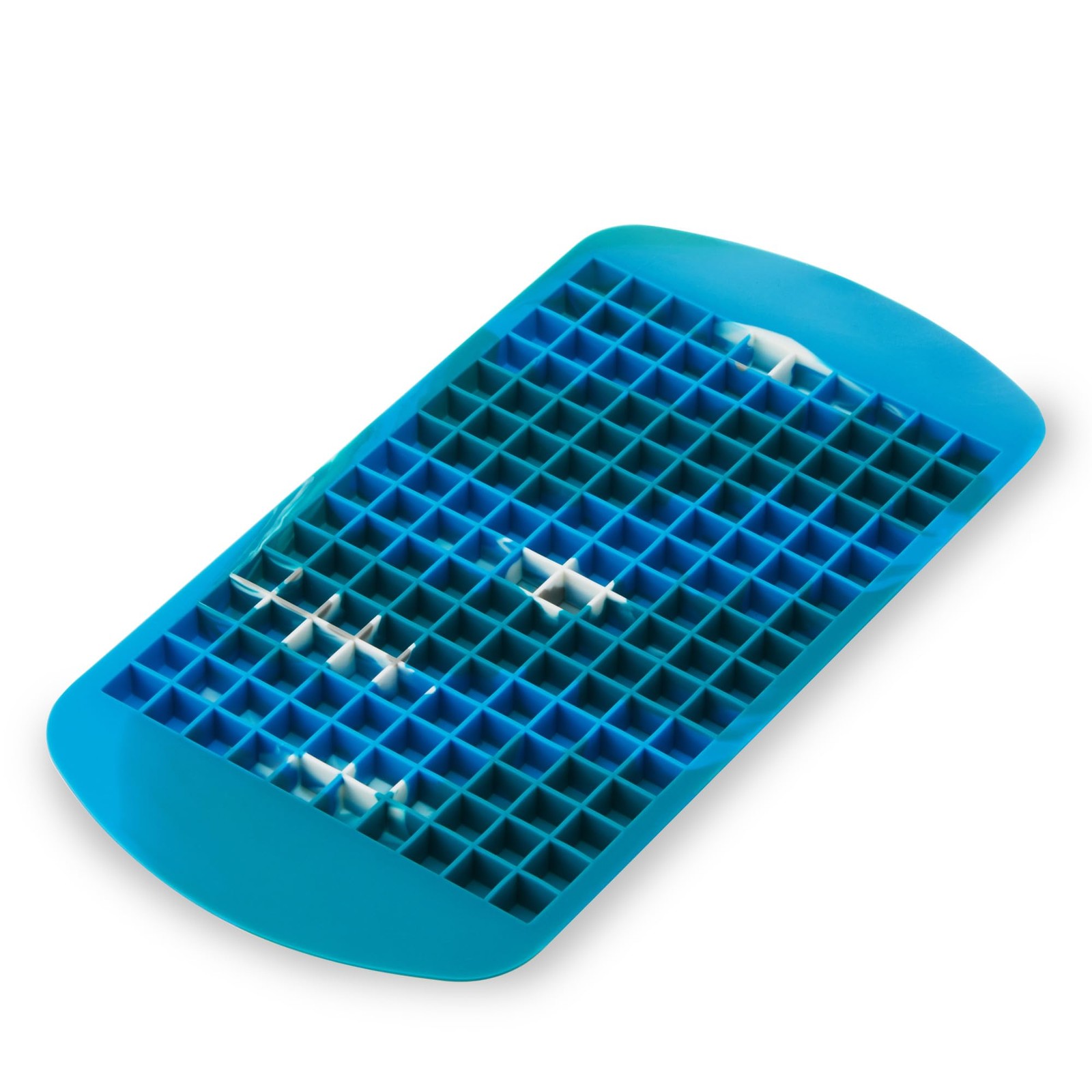 Host Mini Ice Cube Tray, Makes 160 Cubes, Durable Blue Marble