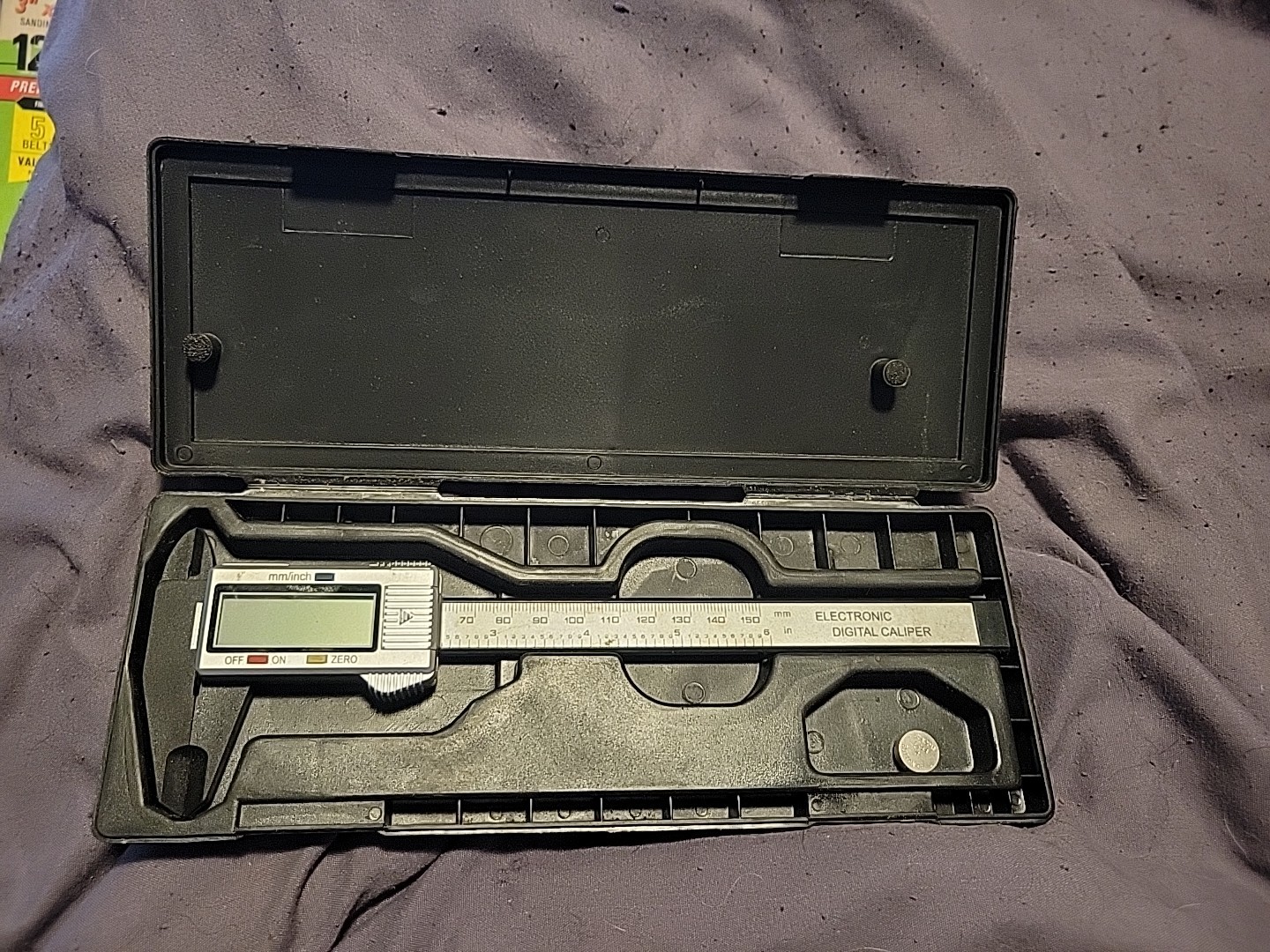 6" 150mm Carbin Fiber Electronic Digital Vernier Caliper Micrometer Guage LCD