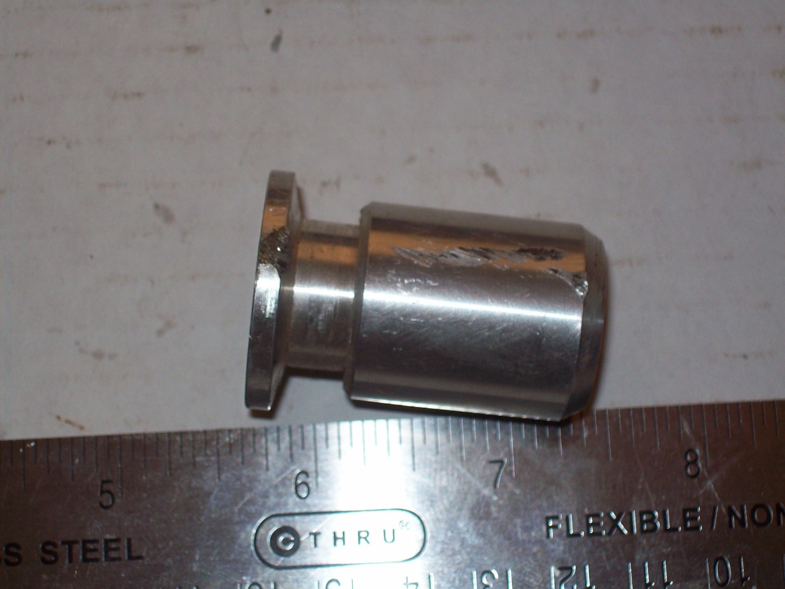 KF10 TO 1" TUBE ALUMINUM  ADAPTER P1043