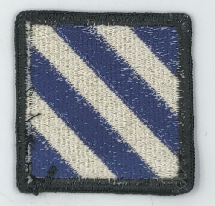 Army 3rd Infantry Division COLOR Square Patch 2-1/4" x 2-1/4" m/e B Variant
