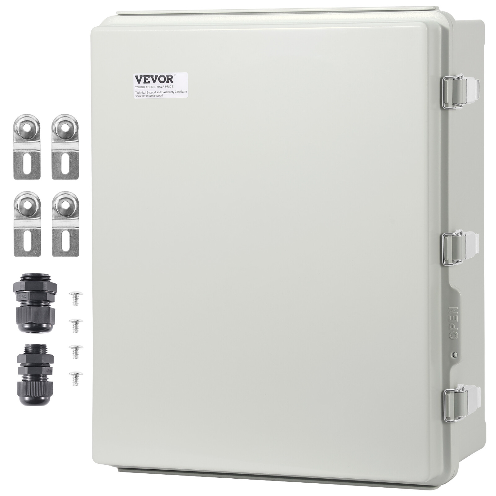 Outdoor Junction Box 20.87x16.92x7.87 in ABS Plastic Electrical Enclosure