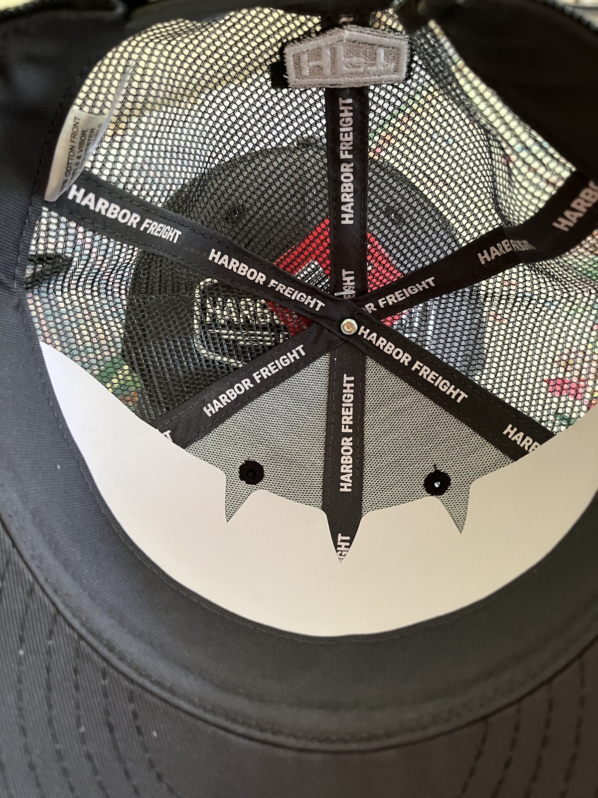 Harbor Freight Trucker Hat Special Edition Charcoal Gray Snapback Cap New W/ Tag
