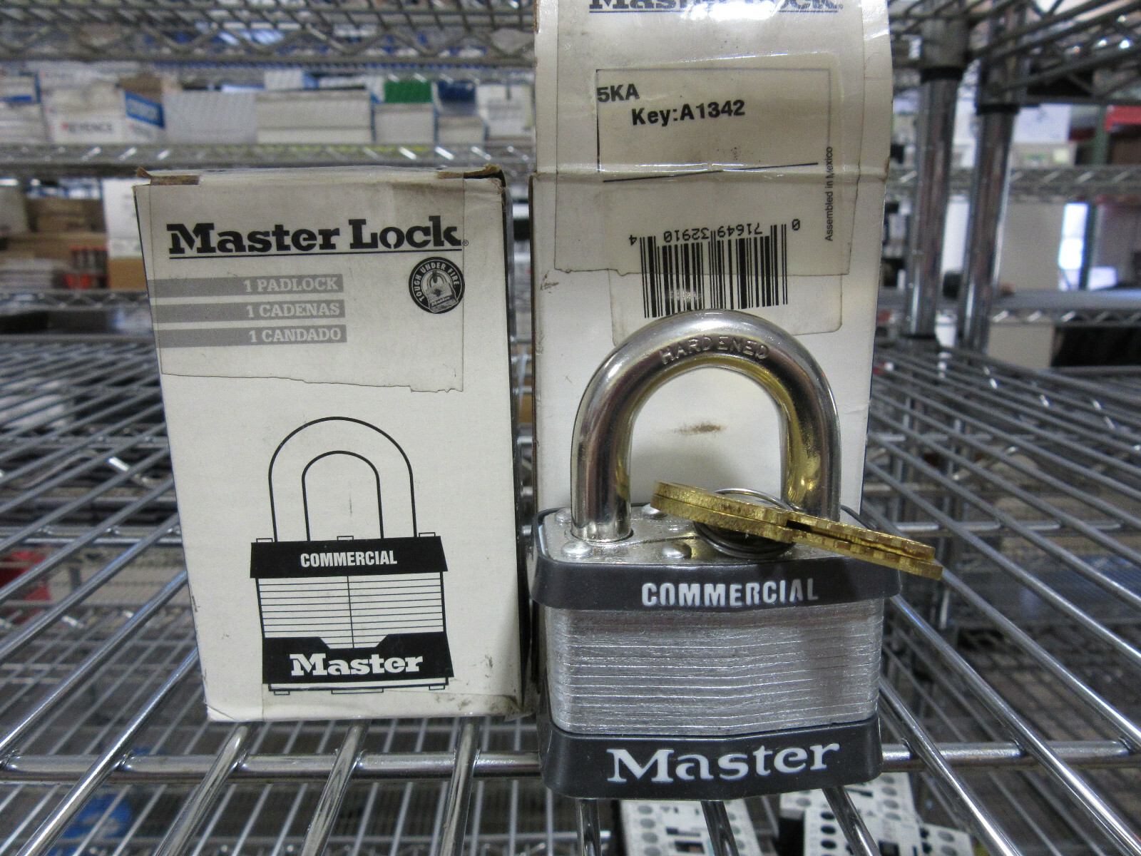 (2) Master Lock 5KA Locks Keyed Alike Each Lock has 2 Keys NEW! in Factory Box