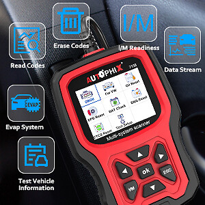 Fit For Ford OBD2 Scanner Full System Code Reader ABS SRS Reset Diagnostic Tool