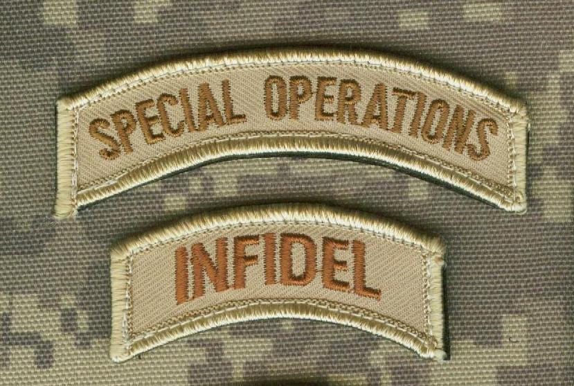 DAESH BASHER JSOC SFG ODA WAR TROPHY vêlkrö 2-TAB: SPECIAL OPERATIONS + INFIDEL