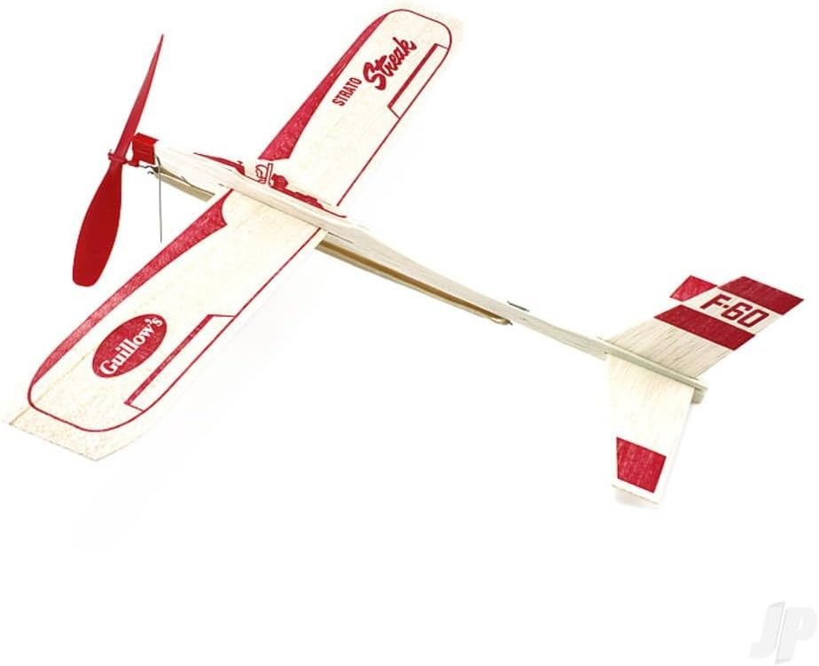 Guillow Paul K, INC 60 Balsa Airplane Strato Streak. Pack of 2