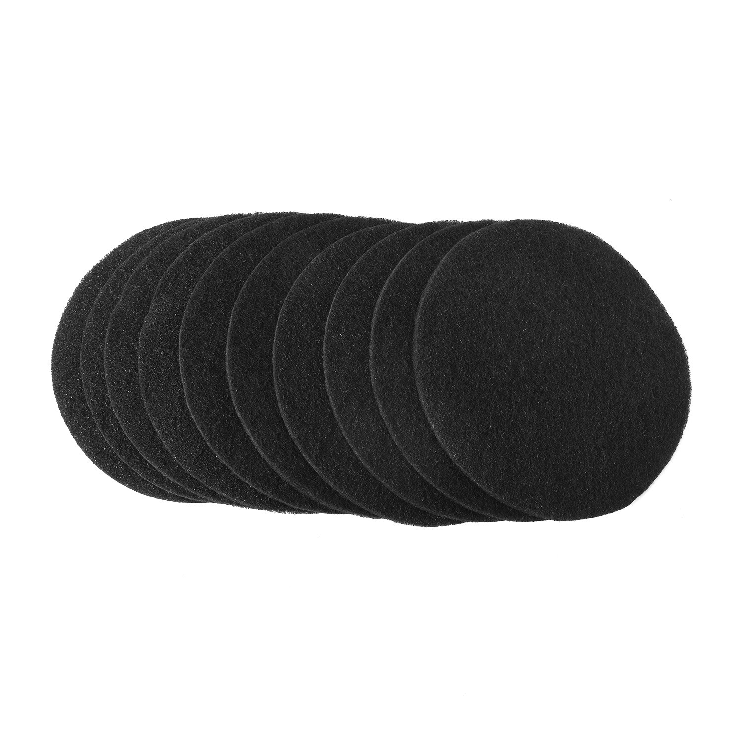 Universal Round Charcoal Filter Extra Thick 0.4" Durable For Kitchen Compost Bin