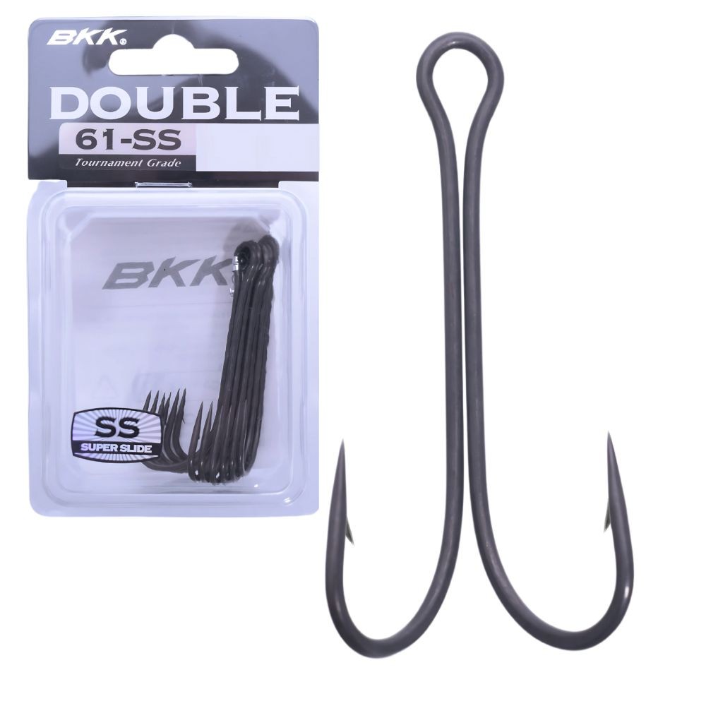 BKK Heavy Wire-Long Shank Soft Bait Special Hook DOUBLE 61-SS